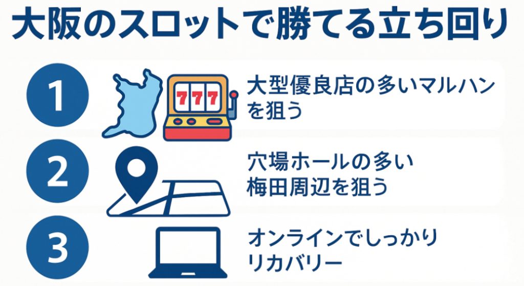 大阪スロットで勝てる立ち回り